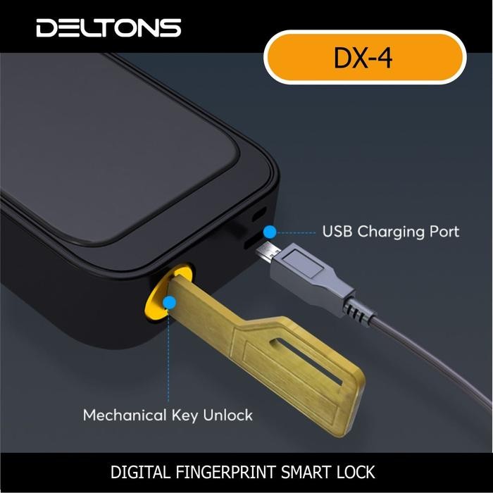 KUNCI PINTU DIGITAL SMART DOOR LOCK FINGERPRINT SMART LOCK
