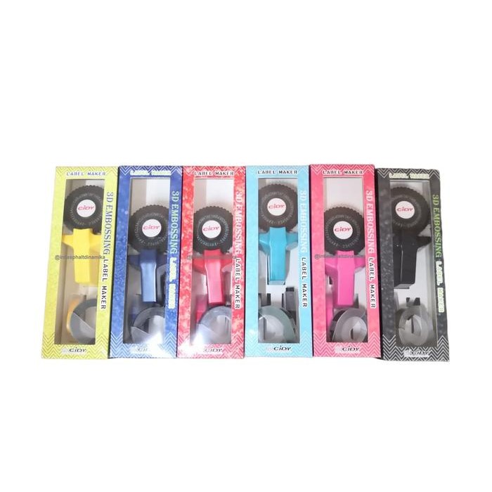 

LABEL MAKER EMBOSS CIDY LABEL EMBOSSING 3D LABEL TAG 3D HURUF DAN ANGKA LABEL STICKER