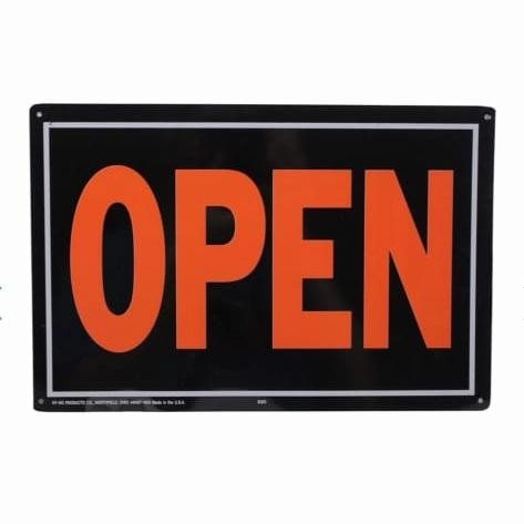 

HY-KO SIGN LABEL OPEN/CLOSE ALUMINIUM 25X35 CM