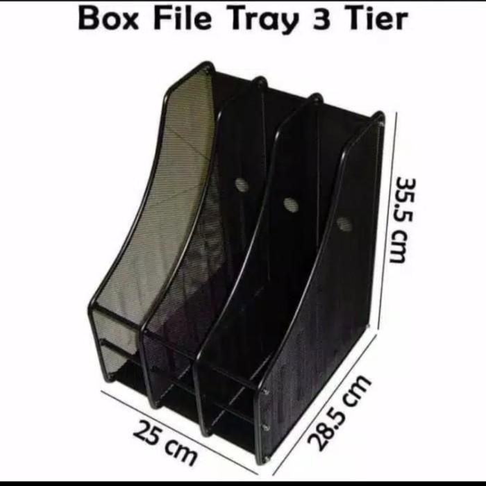 

V-TEC BOX FILE JARING BESI / DOCUMENT ORGANIZER VT-BF.83JR (3 SAP)