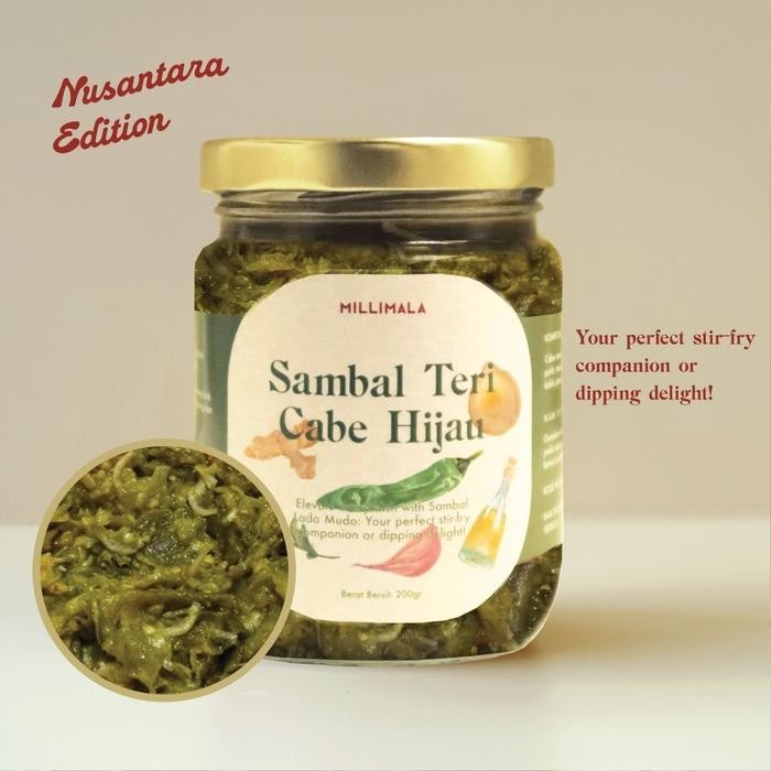

Pilihan- Sambal Teri Cabe Hijau By Millimala
