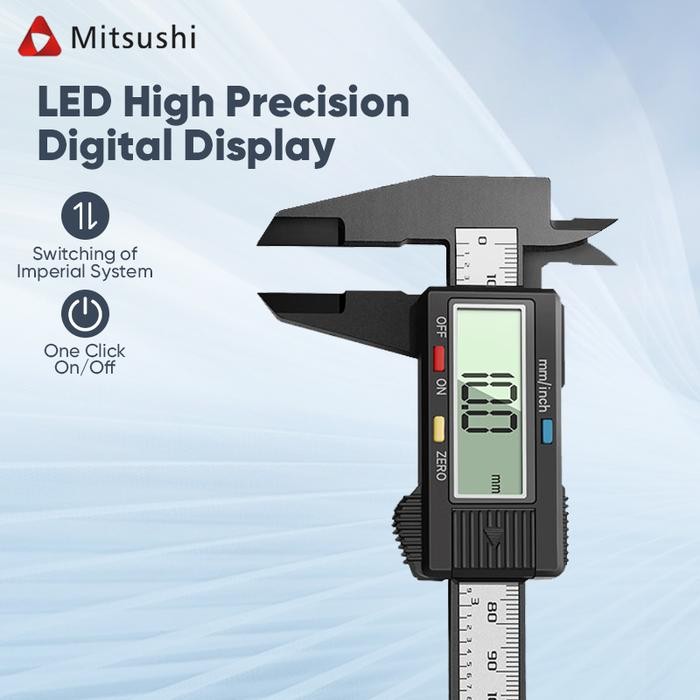 Mitsushi Jangka sorong manual/Jangka Sorong Digital Vernier Caliper Jangka sorong Jangka sorong