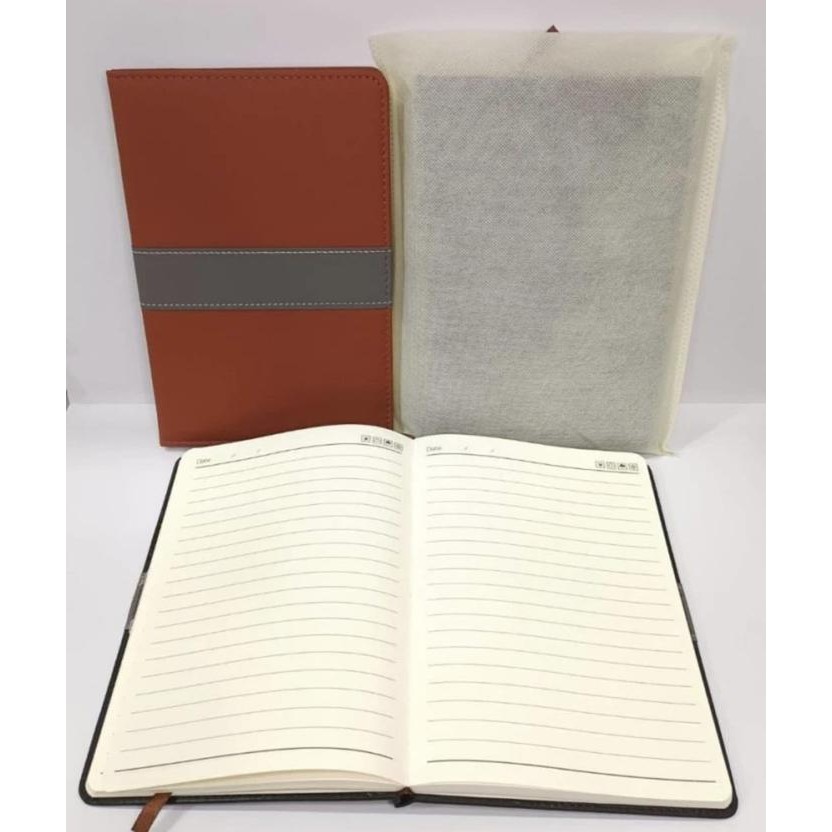 

Khusus Grab! Ag10 Agenda Souvenir Kulit A5 Agenda Kantoran Barang Promosi Agenda Kulit Sintetis Note