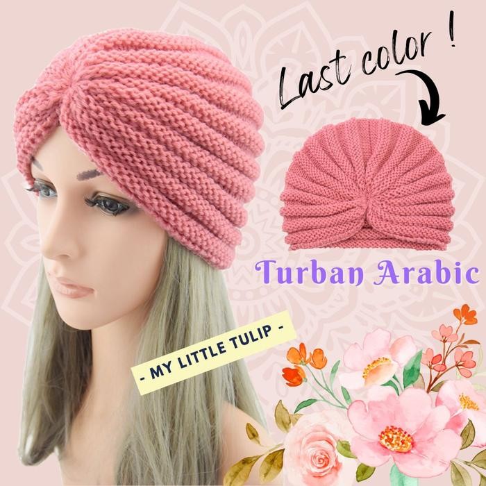 TERLARIS Turban Wanita Dewasa Instant / Turban Arabic Simple Turban Rajut Cewek READY STOCK