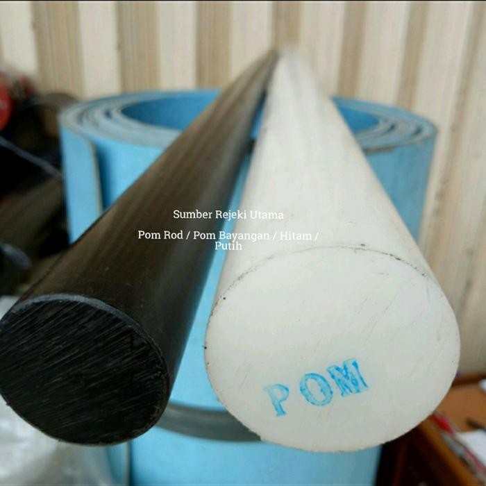 

NEW PRODUK POM POLYCETAL ROD HITAM / PUTIH 40MM ( PANJANG 50CM ) . MAWAR-89