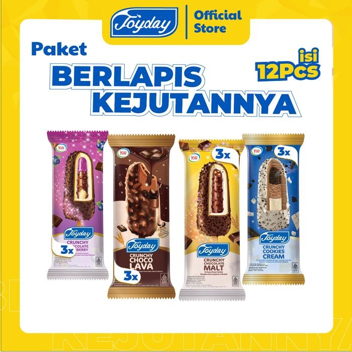 

Pilihan- Joyday Ice Cream Paket Berlapis Kejutannya - Isi 12 Pcs Es Krim Mix [Hanya Instan -