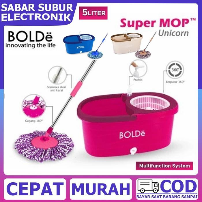 NEW PRODUK BOLDE SUPER MOP UNICORN - 100% ORIGINAL BOLDE HELLO COFFE