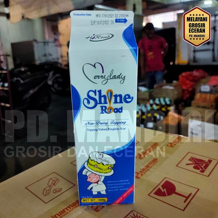 

Pilihan- Shine Road Whipping Cream 1 Kg Merry Lady