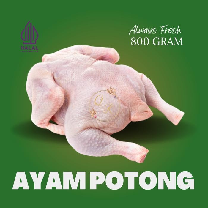 

Pilihan- Ayam Potong. Karkas. Broiler 800-900 Gram