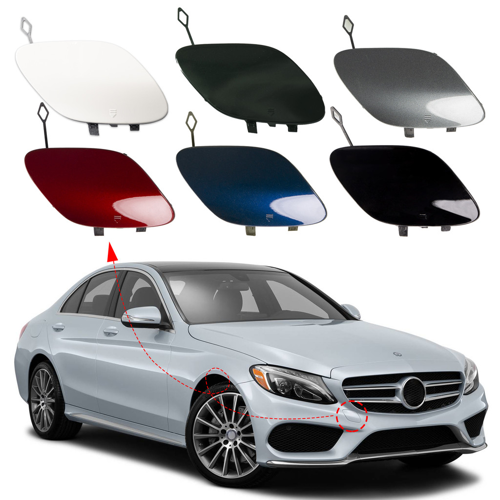 IMPORT FRONT BUMPER TOW HOOK COVER CAP TOWING EYE FOR MERCEDES BENZ W205 C300 C400 C63AMG