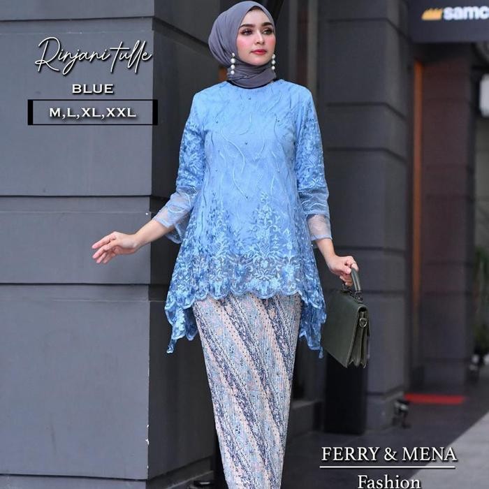 Atasan Kebaya Sahara Tile Modern//Lengan Pendek terbaru