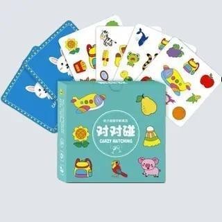 

CRAZY PAIR Puzzle Anak , thinking and memory, early education card