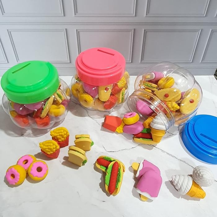 

New stip lucu/hapusan lucu/penghapus lucu/toples hapusan stip penghapus