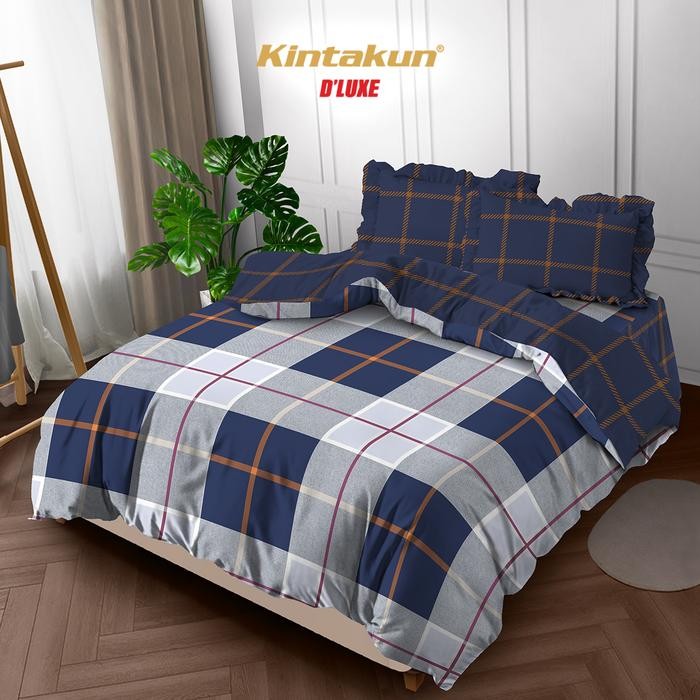 Kintakun D'Luxe Bedcover Set Rumbai 160X200 / 180X200 Queen King Aesthetic Sarung Bantal Guling