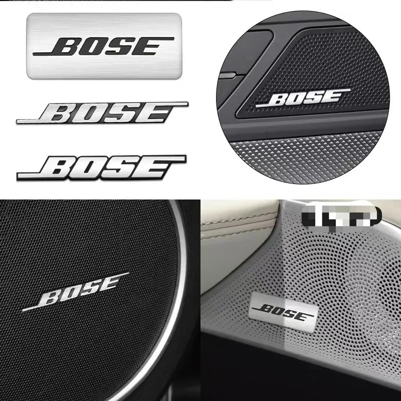 IMPORT Harman Kardon or BOSE Badge 3D Car Audio Stickers One-time Disposable Self-Adhesive