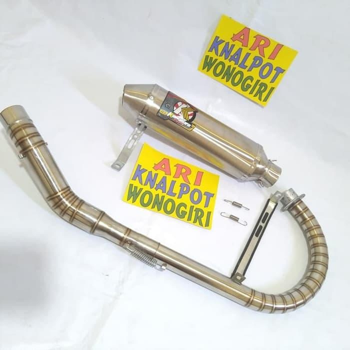 Knalpot Ckc Kawahara Kapsul Leher C Vixion Satria Fu Tiger Gl Pro