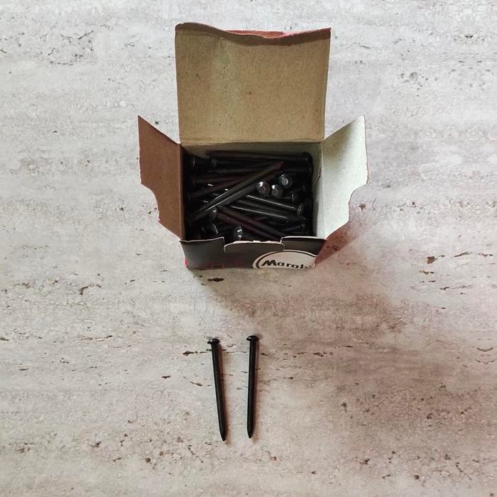 Paku Beton Hitam Marabu 120Mm - Paku Tembok / Kayu 12Cm