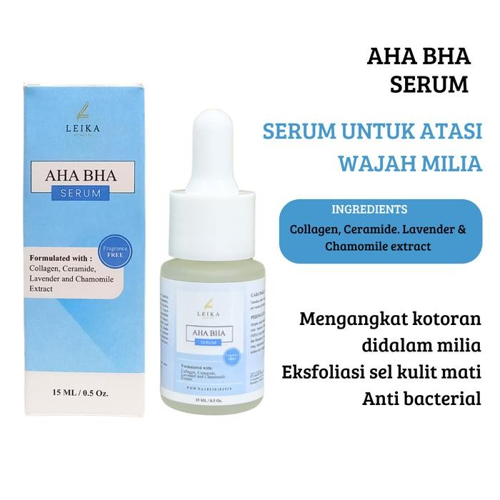 Pilihan- Serum Aha Bha Leika Skincare Serum Milia Menghilangkan Kotoran Di Dalam Milia