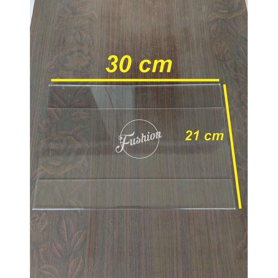 

OJ Akrilik (Acrylic) Tempel / Wall / Dinding A4 Landscape TIDAK INCLUDE PELEKAT