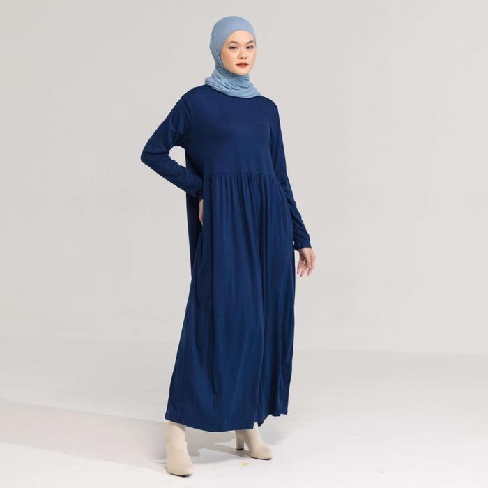 Pilihan- Dauky Gamis Panjang Wanita Muslim Dewasa Remaja Inner Dress Laudya