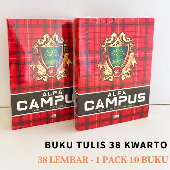 

New Buku Tulis Campus Kecil 38 Lembar - Alfa Campus