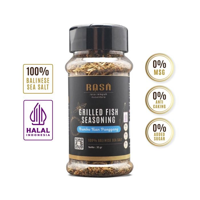 

Stok Baru RASA - Dry Rub - Grilled Fish Seasoning / Bumbu Ikan Panggang - Bumbu Marinasi Kering