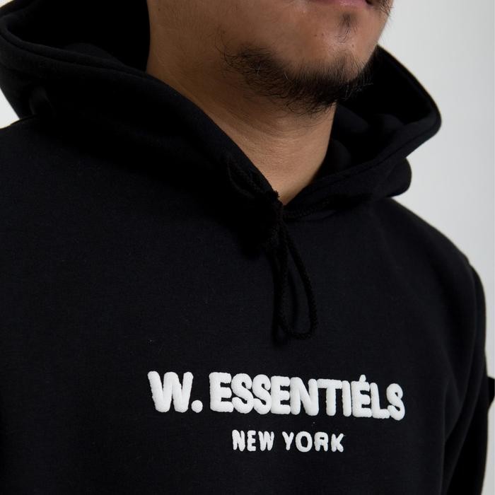 W.Essentiels Ecume Oversize Hoodie Noir Black