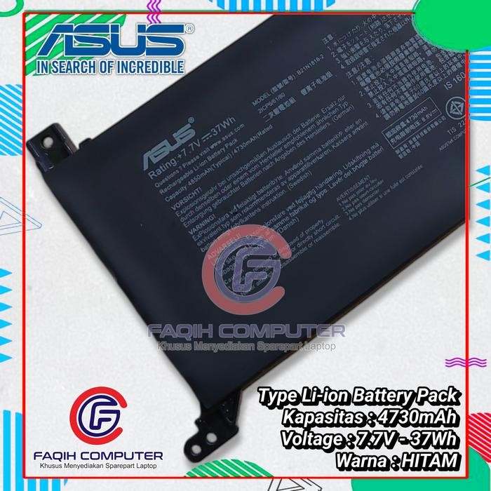 New Baterai Laptop Asus Vivobook A412D A412Da A412F A412Fl X412Fl X412 Terlariss 
