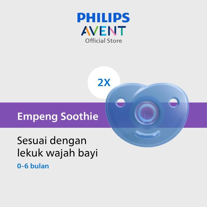 Pilihan- Philips Avent Empeng Bayi / Soother Bayi Soothie Empeng Lembut Untuk Bayi Baru Lahir
