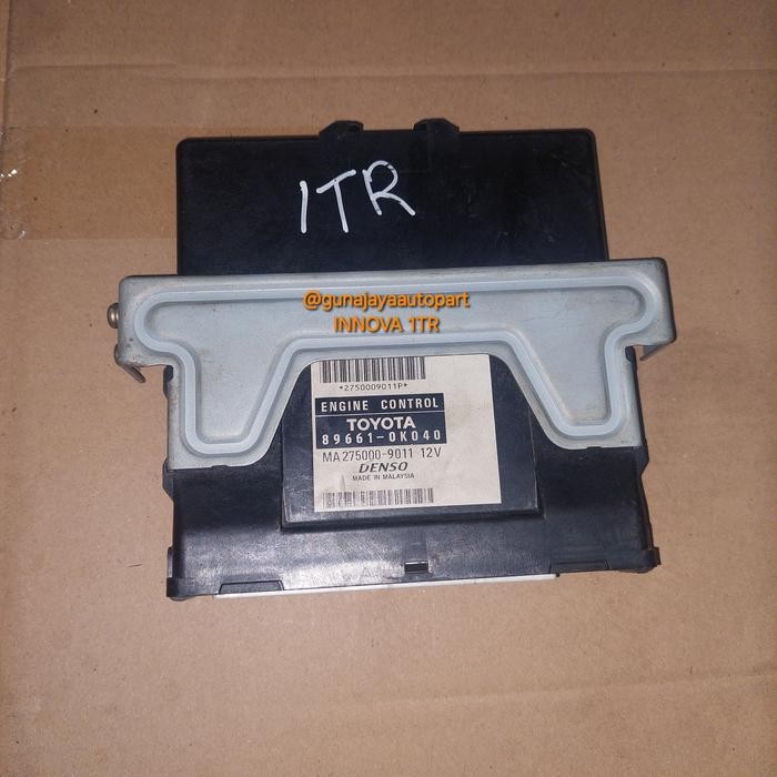 ecu ecm komputer mesin toyota kijang innova bensin 1tr original copotan