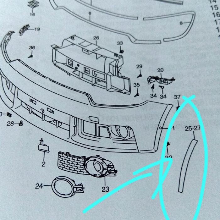 Fender Bemper Depan Ignis