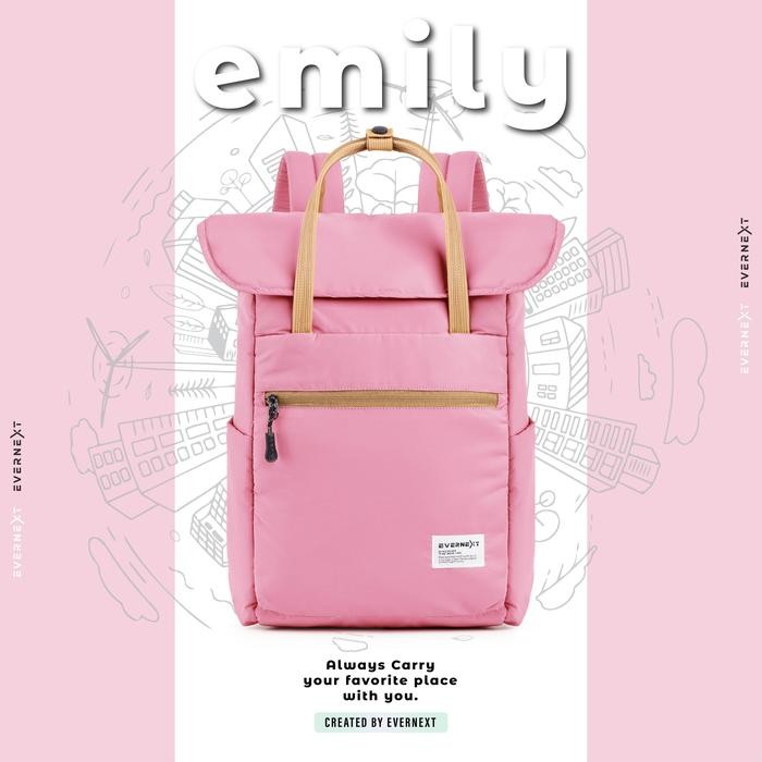 EVERNEXT Tas Ransel Wanita Tas Sekolah Tas Kuliah Wanita Bapa Distro Ely