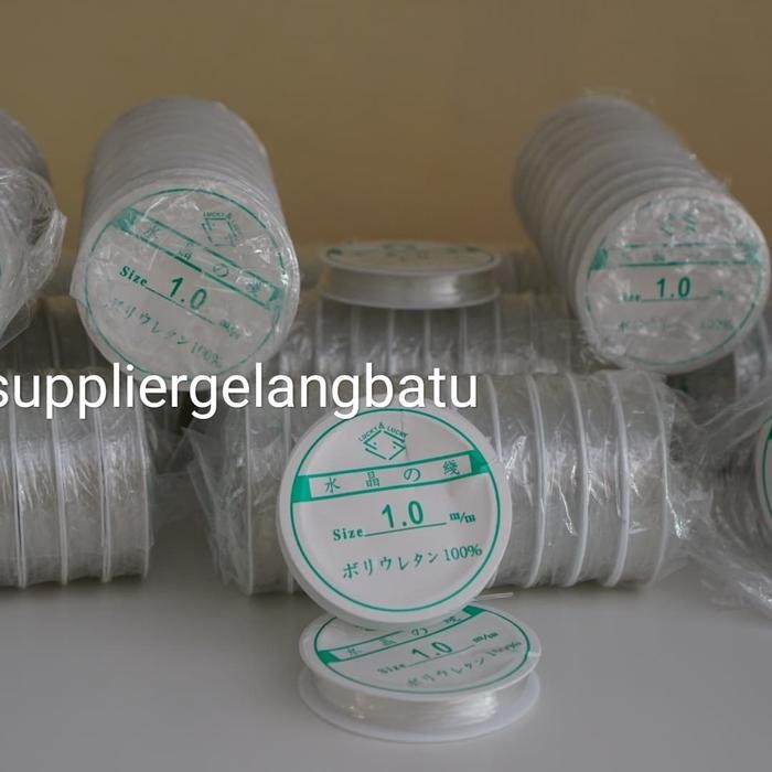 

New karet benang kenur tali elaatis benang transparan serat kuat 1mm