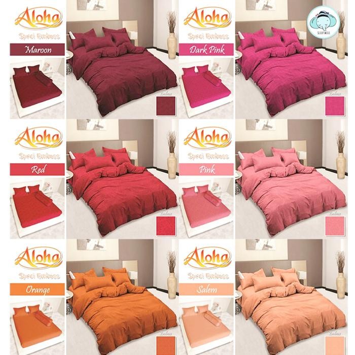 Sprei Polos / Emboss Aloha single 120x200