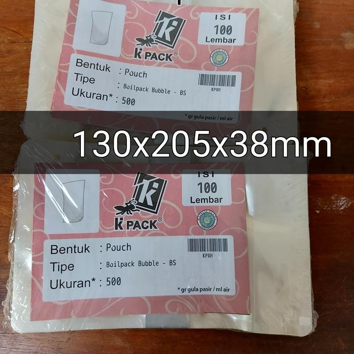 Pouch Boilpack 14x23cm 500gra