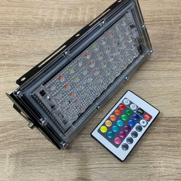 New lampu sorot led rgb 50w 50watt sorot rgb 50w lampu tembak