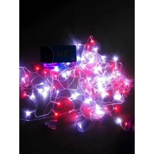New Lampu Hias LED Tumblr Merah Putih Lampu Hias Natal