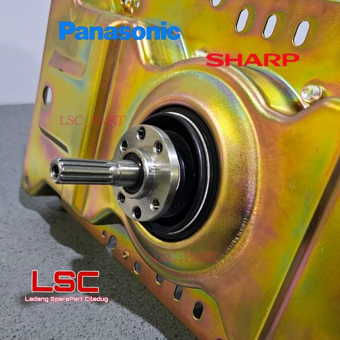 GEARBOX MESIN CUCI SHARP 1 TABUNG ES F800H GEAR BOX TOP LOADING PANASONIC NO6 GIRBOK