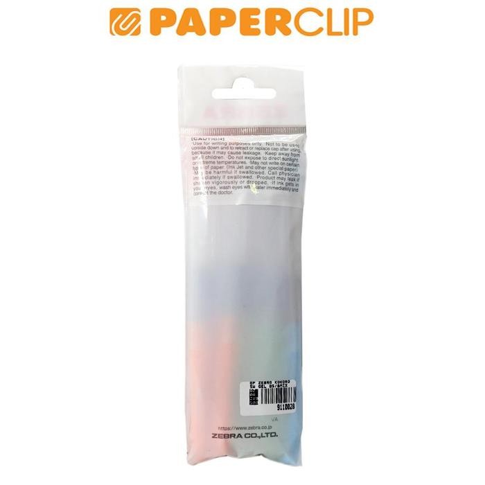 

BALLPOINT ZEBRA KOKORO SW GEL 05 ISI 6 MIX