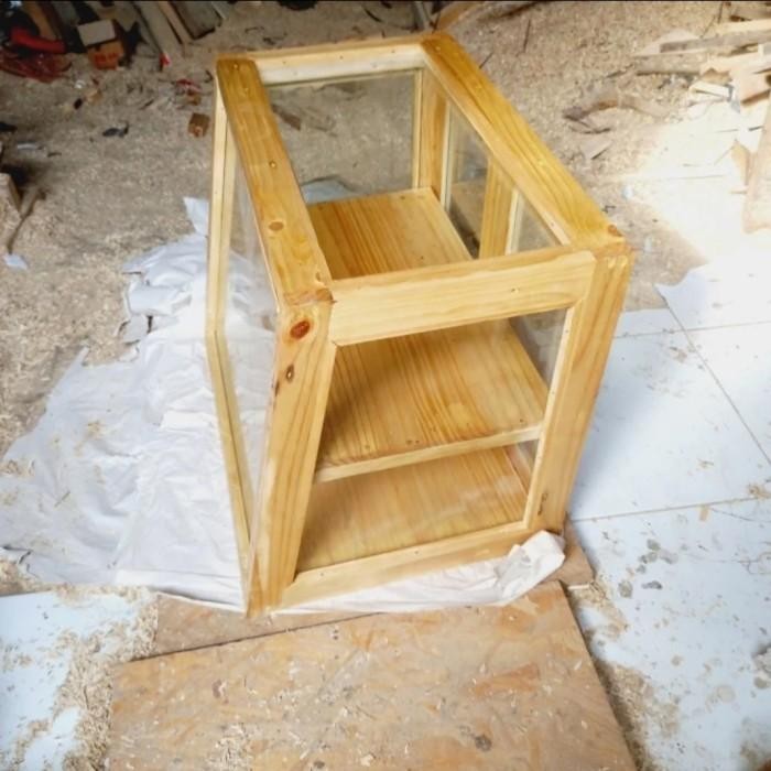 Ready Etalase Masakan Kayu, Etalase Makanan, Etalase Masakan, Food Display, Etalase Kue, Etalase