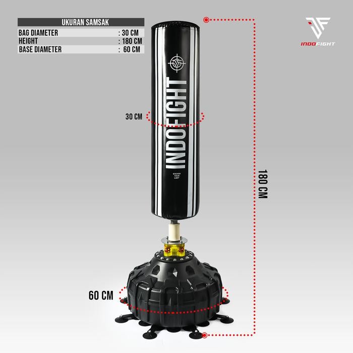 Samsak Berdiri Indofight Standing Punching Bag Samsak Tinju Berdiri Samsak Berdiri Indofight Sansak