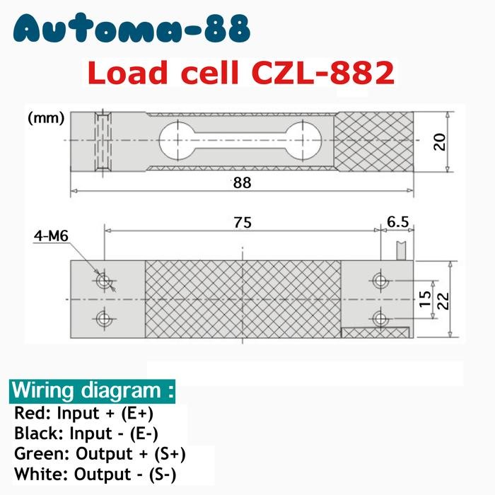 LOADCELL 40KG LOAD CELL 40 KG SPARE PART SENSOR TIMBANGAN DIGITAL