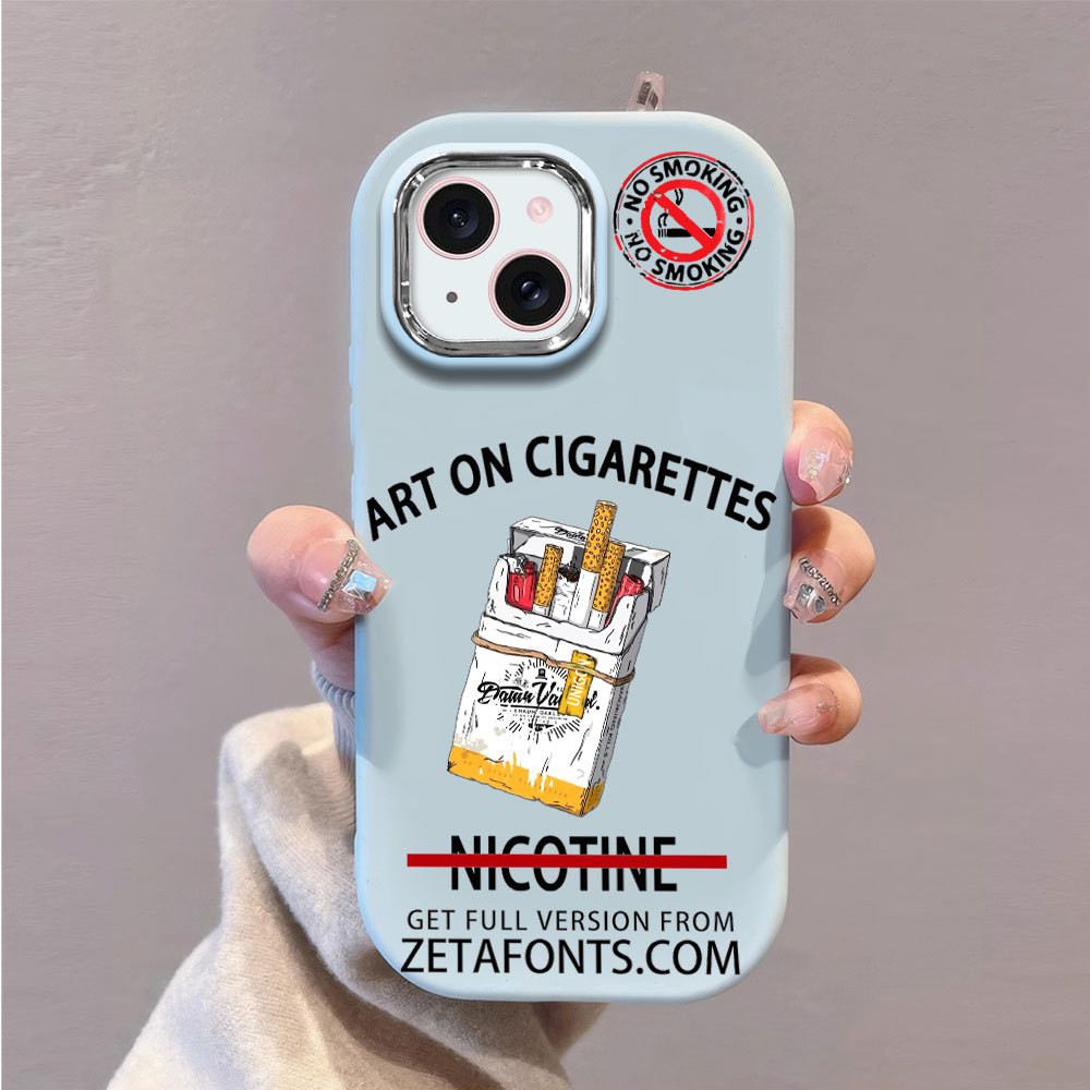 Apple iPhone 11 12 13 14 Plus 15 Pro Max  casing handphone terbaru Ikon Jangan Merokok  kesing hp ca