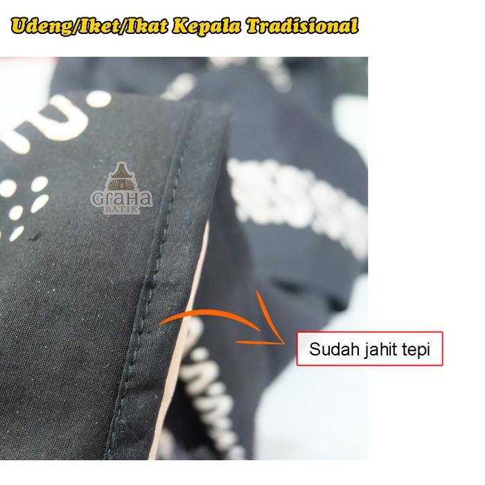 ASLI Iket Udeng Ikat Kepala Segiempat Segi 4 Batik Bakaran Baju APati READY STOCK
