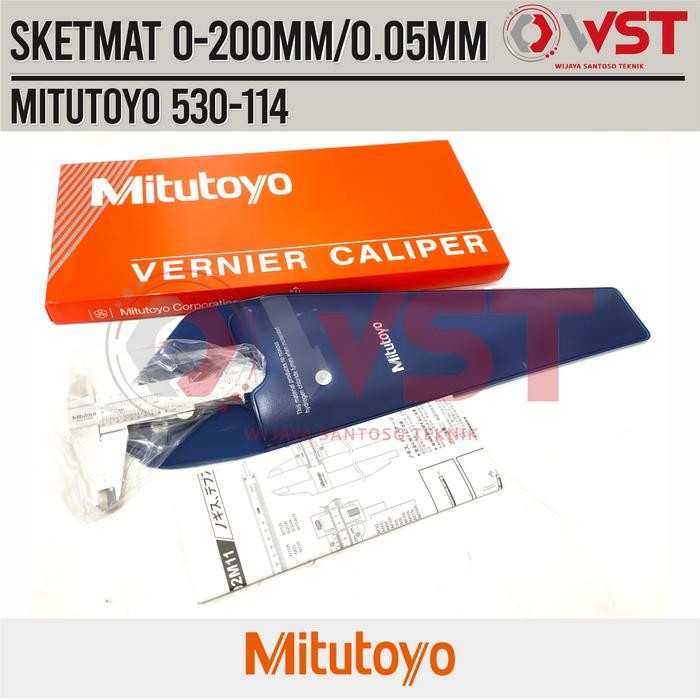 Mitutoyo Sketmat / Jangka Sorong 8" (530-114)
