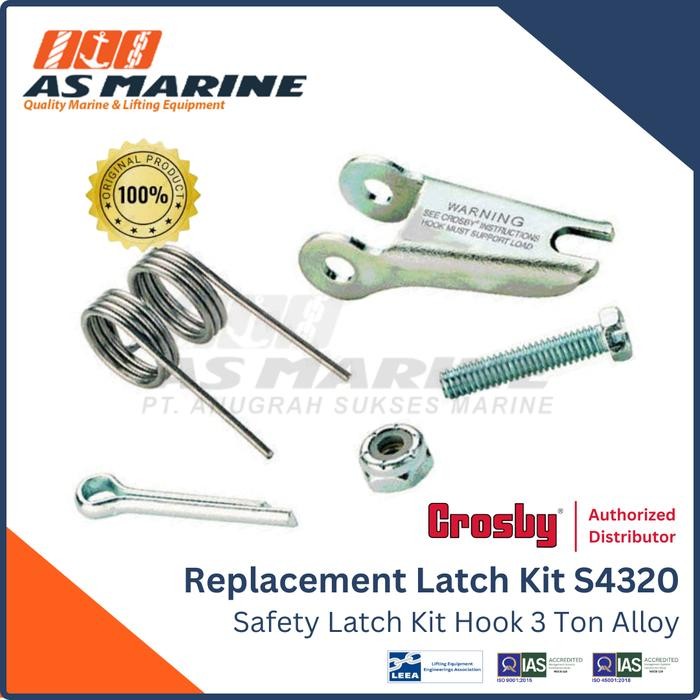 Crosby Latch Kit S4320 3 Ton Alloy