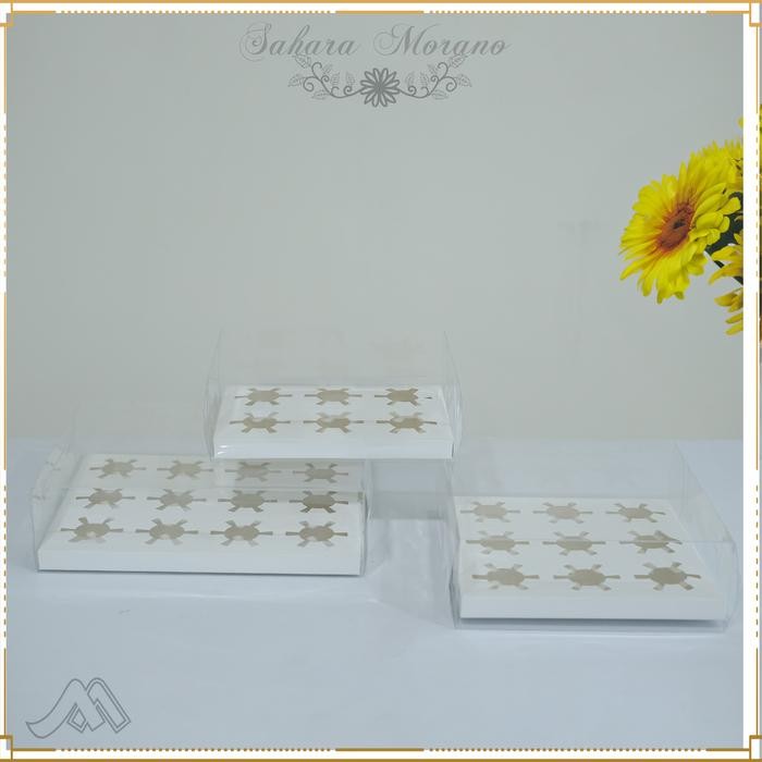 DJJ Cake Box Cup Cake Mika cake Box Muffin Cake Box Mika Transparant Kotak Kue