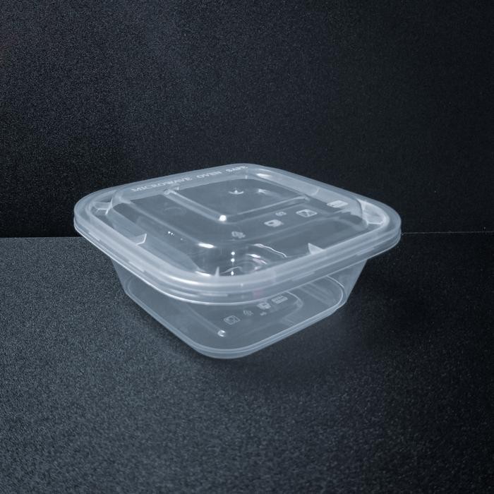 m56i- Thinwall Kotak Sq 350 Ml/Food Container/Microwave Oven Save