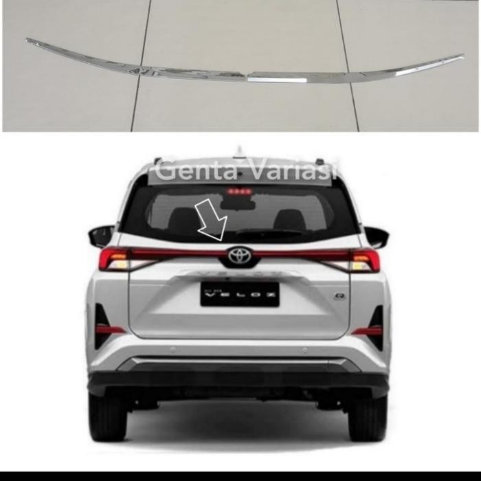 Ready List Kaca Belakang mobil Avanza / Xenia 2022 warna chrome