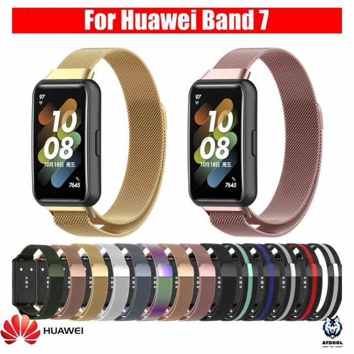 STRAP STAINLESS STEEL MILANESE TALI HUAWEI BAND 7 QUICK RELEASE METAL